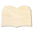 thumbnail image 1 of Unfinished Wood Open Book Silhouette - Craft - up to 46" DIY 20" / 1/4", 1 of 4