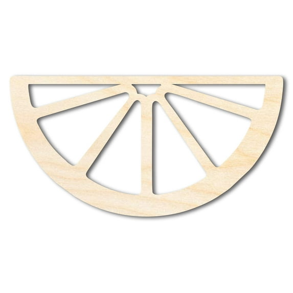 Unfinished Wood Orange Slice Shape 42" / 3/4"