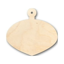 Unfinished Wood Ornament Wide Shape - Craft - up to 46" DIY 12" / 1/8"