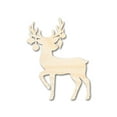 thumbnail image 1 of Unfinished Wood Ornament Reindeer Shape - Craft - up to 46" DIY 42" / 1", 1 of 4
