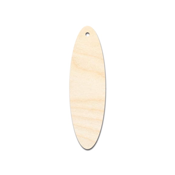 Unfinished Wood Oval Bookmark Shape 6" / 1/4"