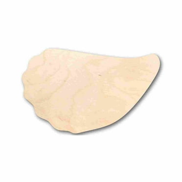 Unfinished Wood Oyster Shape - Ocean - Nursery - Craft - up to 46" DIY 5" / 1/4"