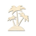 thumbnail image 1 of Unfinished Wood Palm Trees Shape - Craft - up to 46" 20" / 1/8", 1 of 5