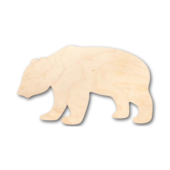Unfinished Wood Panda Bear Shape - Animal - Craft - up to 46" DIY 24" / 1"