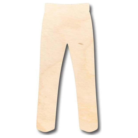 Unfinished Wood Pants Shape - Craft - up to 46" DIY 18" / 1"