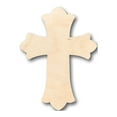 thumbnail image 1 of Unfinished Wood Patonse Cross Shape - Craft - up to 46" DIY 12" / 1/8", 1 of 3