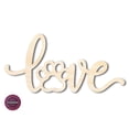 thumbnail image 1 of Unfinished Wood Paw Print Love Shape | JGrondz | DIY Craft Cutout 24" / 1/8", 1 of 3