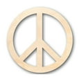 thumbnail image 1 of Unfinished Wood Peace Sign Symbol Shape - Craft - up to 46" DIY 16" / 1/4", 1 of 6