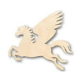 thumbnail image 1 of Unfinished Wood Pegasus Shape - Mythical - Beast - Craft - up to 46" DIY 6" / 1/4", 1 of 3