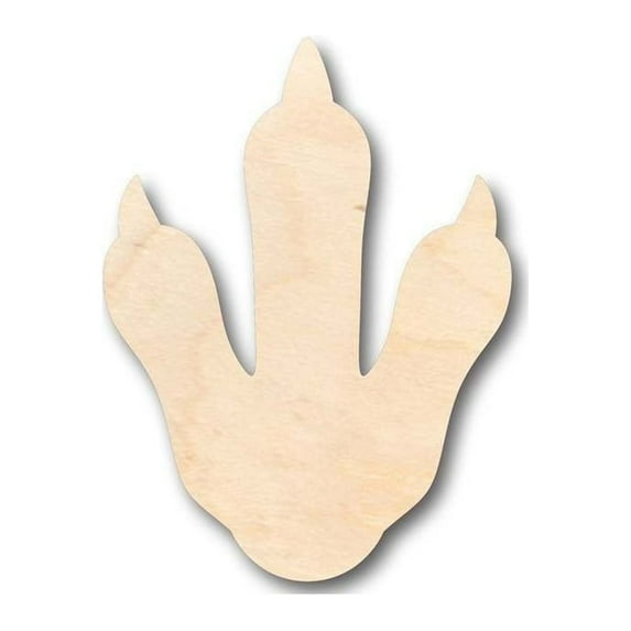 Unfinished Wood Penguin Foot Shape - Craft - up to 24" DIY 46" / 3/4"