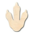 thumbnail image 1 of Unfinished Wood Penguin Foot Shape - Craft - up to 46" DIY 7" / 1/8", 1 of 3