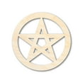 thumbnail image 1 of Unfinished Wood Pentacle Shape - Craft - up to 46" DIY 14" / 3/4", 1 of 4