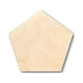 thumbnail image 1 of Unfinished Wood Pentagon Shape - Craft - up to 46" DIY 20" / 1/4", 1 of 3