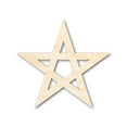 thumbnail image 1 of Unfinished Wood Pentagram Shape 24" / 1/4", 1 of 3