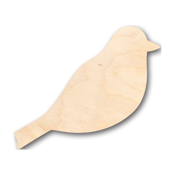 Unfinished Wood Perched Bird Shape - Craft - up to 46" DIY 18" / 1"
