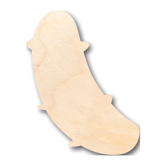 Unfinished Wood Pickle Shape - Craft - up to 46" DIY 30" / 3/4"