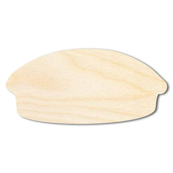 Unfinished Wood Pie Shape - Craft - up to 46" 5" / 1/4"