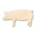 thumbnail image 1 of Unfinished Wood Pig Piglet Farm Animal Shape - Craft - up to 46" DIY 18" / 3/4", 1 of 3