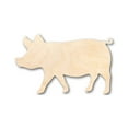 thumbnail image 1 of Unfinished Wood Pig Shape - Farm Animal - Craft - up to 46" DIY 12" / 1/2", 1 of 3