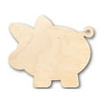 thumbnail image 1 of Unfinished Wood Piglet Piggy Bank Shape - Farm Animal - Money - Craft - up to 46" DIY 24" / 1/8", 1 of 3