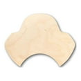 thumbnail image 1 of Unfinished Wood Pirate Hat Shape - Pirates - Craft - up to 46" DIY 12" / 1", 1 of 3