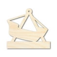 thumbnail image 1 of Unfinished Wood Pirate Ship Ride Shape | Amusement Park | Craft Cutout 18" / 3/4", 1 of 3