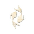 thumbnail image 1 of Unfinished Wood Pisces Fish Shape - Zodiac Craft - up to 46" 20" / 1", 1 of 5