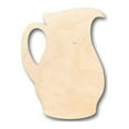 thumbnail image 1 of Unfinished Wood Pitcher Shape - Kitchen - Lemonade - Tea - Water - Craft - up to 46" DIY 16" / 1", 1 of 3