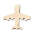 thumbnail image 1 of Unfinished Wood Planes Shape - Craft - up to 46" DIY 14" / 1/2", 1 of 3