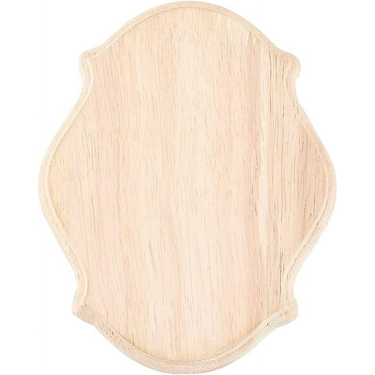 Unfinished Wood Plaque 5.9x4.8x0.7inch Oval Wooden Blank Signboards Natural Wood  Crafts for Painting Carving Burning Wood Boards for DIY Craft Projects Home  Decoration 