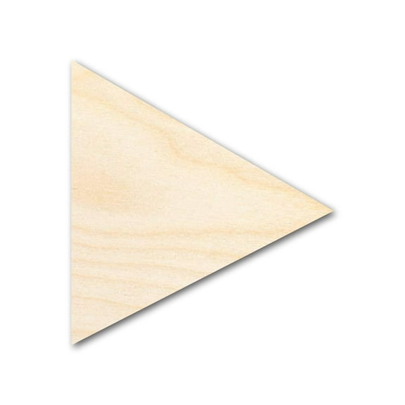 Unfinished Wood Play Shape | DIY Craft Cutout | up to 46" DIY 7" / 1/8"