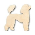 thumbnail image 1 of Unfinished Wood Poddle Dog Shape - Craft - up to 46" DIY 10" / 3/4", 1 of 3