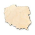 thumbnail image 1 of Unfinished Wood Poland Shape - Country - Craft - up to 46" Width DIY 12" / 3/4", 1 of 3