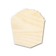 thumbnail image 1 of Unfinished Wood Popcorn Box Shape | Craft 30" / 1", 1 of 4