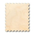 thumbnail image 1 of Unfinished Wood Postage Stamp Shape - Craft - up to 46" DIY 20" / 1/2", 1 of 3