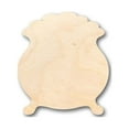 thumbnail image 1 of Unfinished Wood Pot of Gold Leprechaun Shape - St Patrick's - Craft - up to 46" DIY 14" / 1", 1 of 3