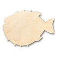 thumbnail image 1 of Unfinished Wood Puffer Fish Shape - Craft - up to 46" DIY 18" / 3/4", 1 of 3