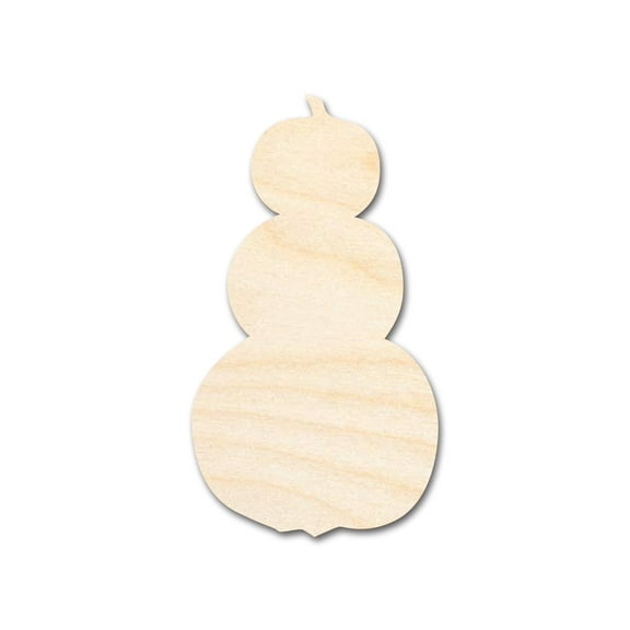 Bigger Better | Unfinished Wood Pumpkin Stack Shape |  DIY Craft Cutout 24" / 1/4"