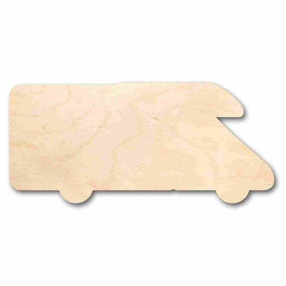 Unfinished Wood RV Shape - Camping - Craft - up to 46" DIY 42" / 1"