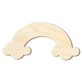 thumbnail image 1 of Unfinished Wood Rainbow Silhouette - Craft - up to 46" DIY 18" / 1/2", 1 of 4