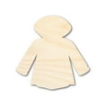 thumbnail image 1 of Unfinished Wood Raincoat Shape - Craft - up to 46" 18" / 3/4", 1 of 5