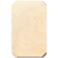 thumbnail image 1 of Unfinished Wood Rectangle Gem Shape - Craft - up to 46" DIY 3" / 1/4", 1 of 3