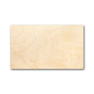 Unfinished Wood Rectangle Shape - Craft - up to 46" DIY 16" / 1/4"