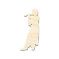 thumbnail image 1 of Unfinished Wood Renaissance Bard Shape - Craft - up to 46" 18" / 1/2", 1 of 5