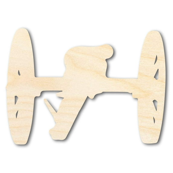 Unfinished Wood Revolutionary Cannon Shape | DIY Craft Cutout 14" / 1/2"