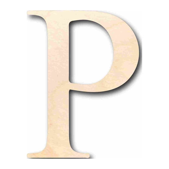 Unfinished Wood Rho Silhouette - Craft- up to 46" DIY 18" / 3/4"