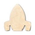 thumbnail image 1 of Unfinished Wood Rocket Shape - Craft - up to 46" DIY 5" / 1/2", 1 of 3