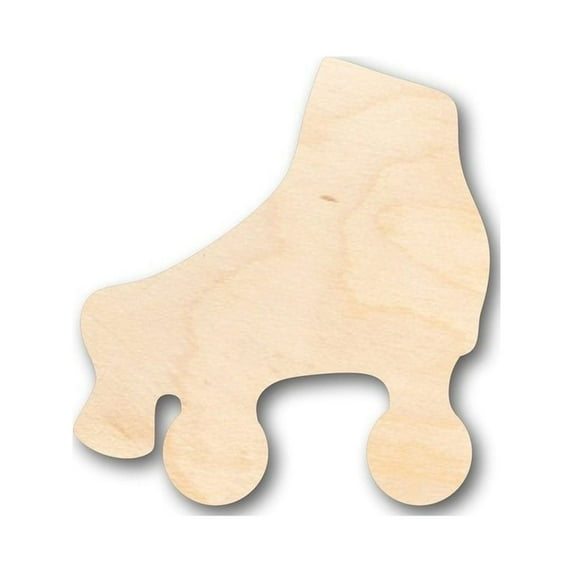 Unfinished Wood Roller Skate Shape - Craft - up to 46" DIY 16" / 1/4"