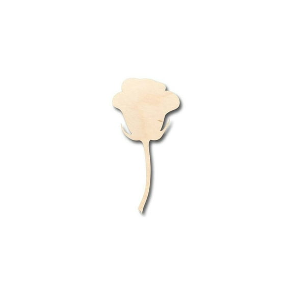 Unfinished Wood Rose Shape - Love - Valentine - Flower - Craft - up to 24" DIY 42" / 3/4"
