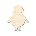 thumbnail image 1 of Unfinished Wood Round Santa Shape - Craft - up to 36" DIY 46" / 3/4", 1 of 4